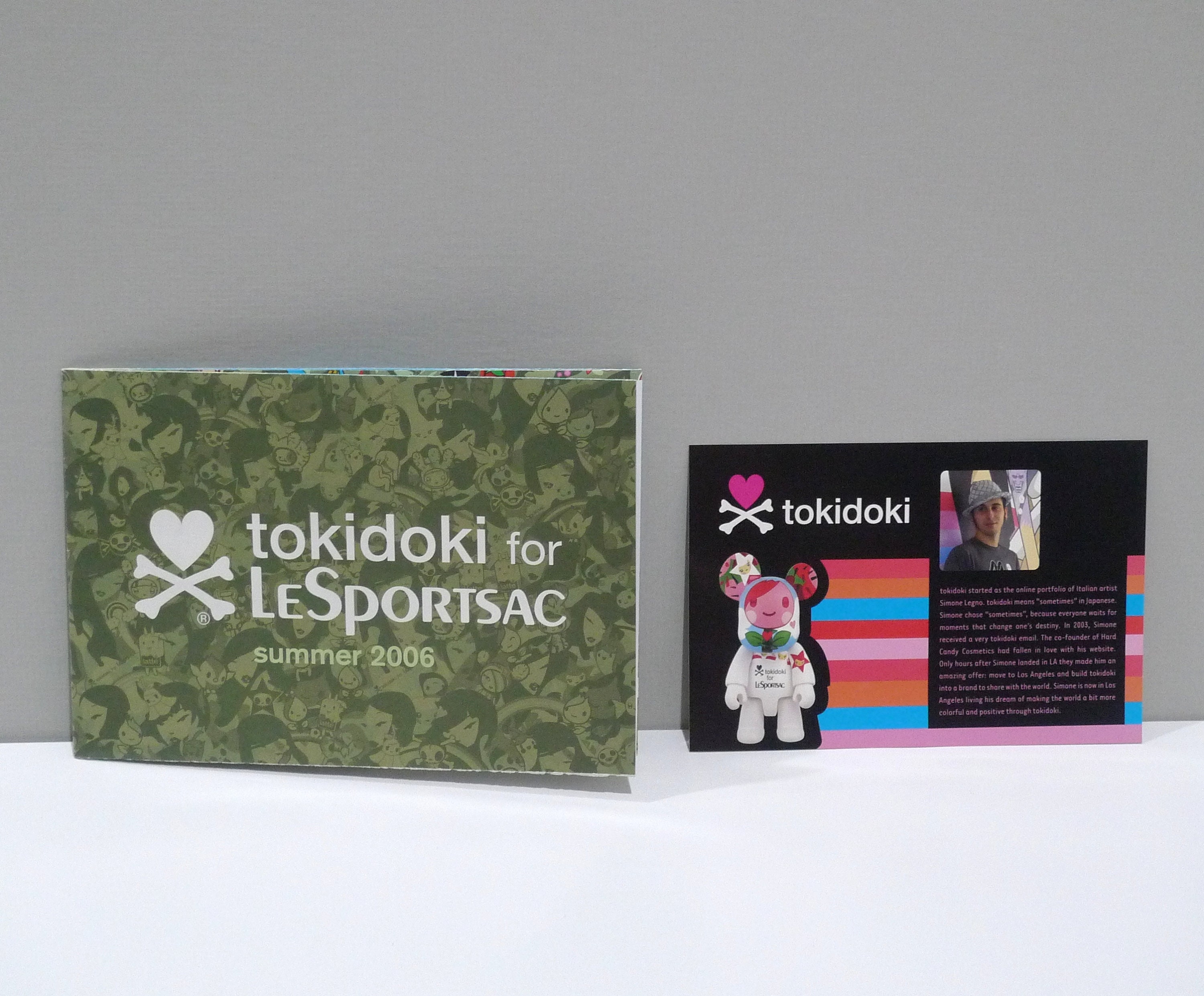 Tokidoki X Lesportsac Poster Advertisement With Postcard Style List Simon Legno Artist Accessories Mini Bags Handbags Totes Travel Etsy