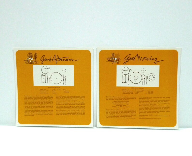 Fruit Placemats Good Day / Good Morning / Good Afternoon Etsy