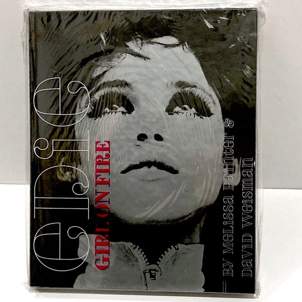 Edie Sedgwick - Girl On Fire - Hardback Book with CD interview - Model Film Star, Andy Warhol Factory, New York City It Girl / Fashion Icon