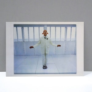 Matthew Barney - Cremaster 4 Satyr Postcard - Triple Option 1994 Vintage Artist Postcard from Foundation Cartier Art Collection Paris