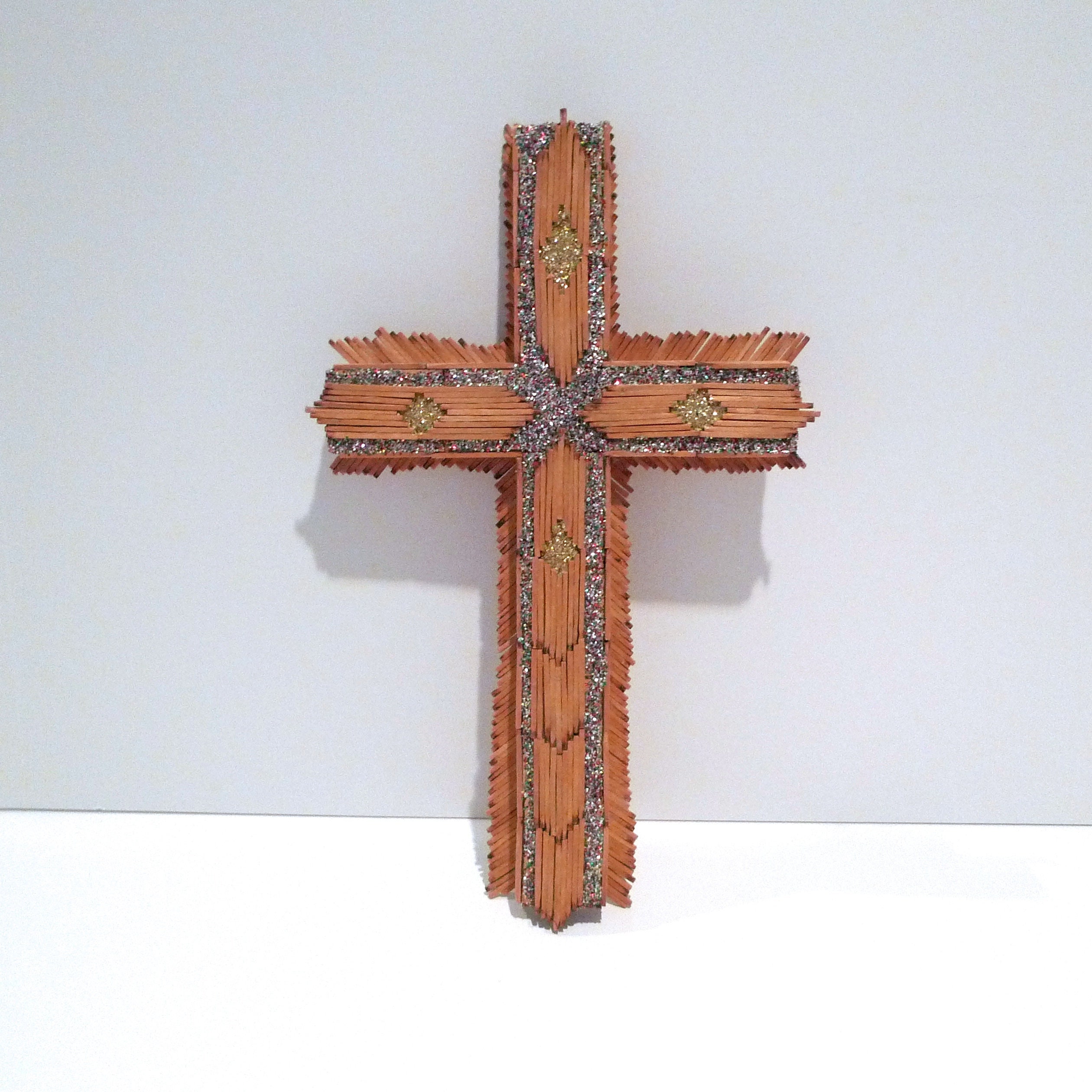 Matchstick Cross 1950s 1960s Vintage Match Sticks With - Etsy Denmark