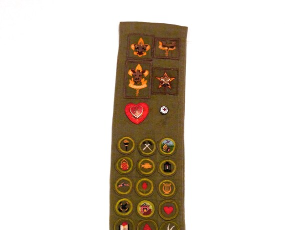 Boy Scouts of America Sash 1950s 1960s Vintage In… - image 7