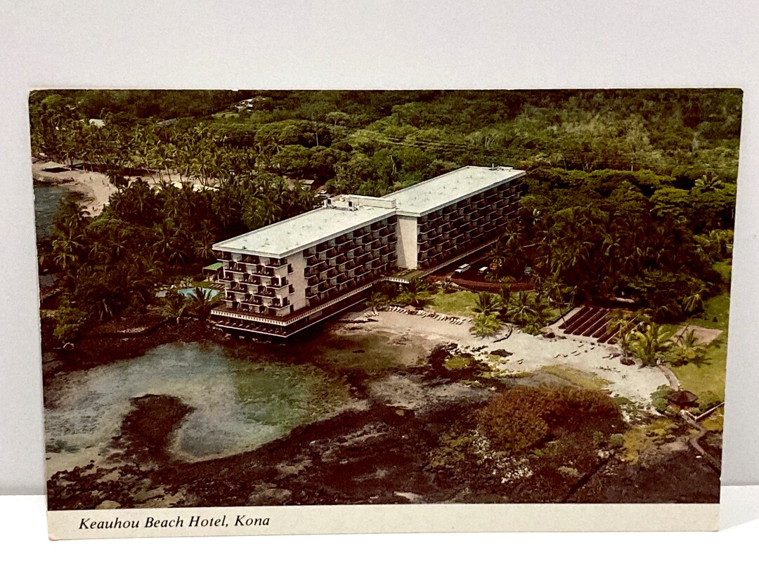 Keauhou Beach Hotel Restaurant Cocktail Lounge Postcard Kona Big Island