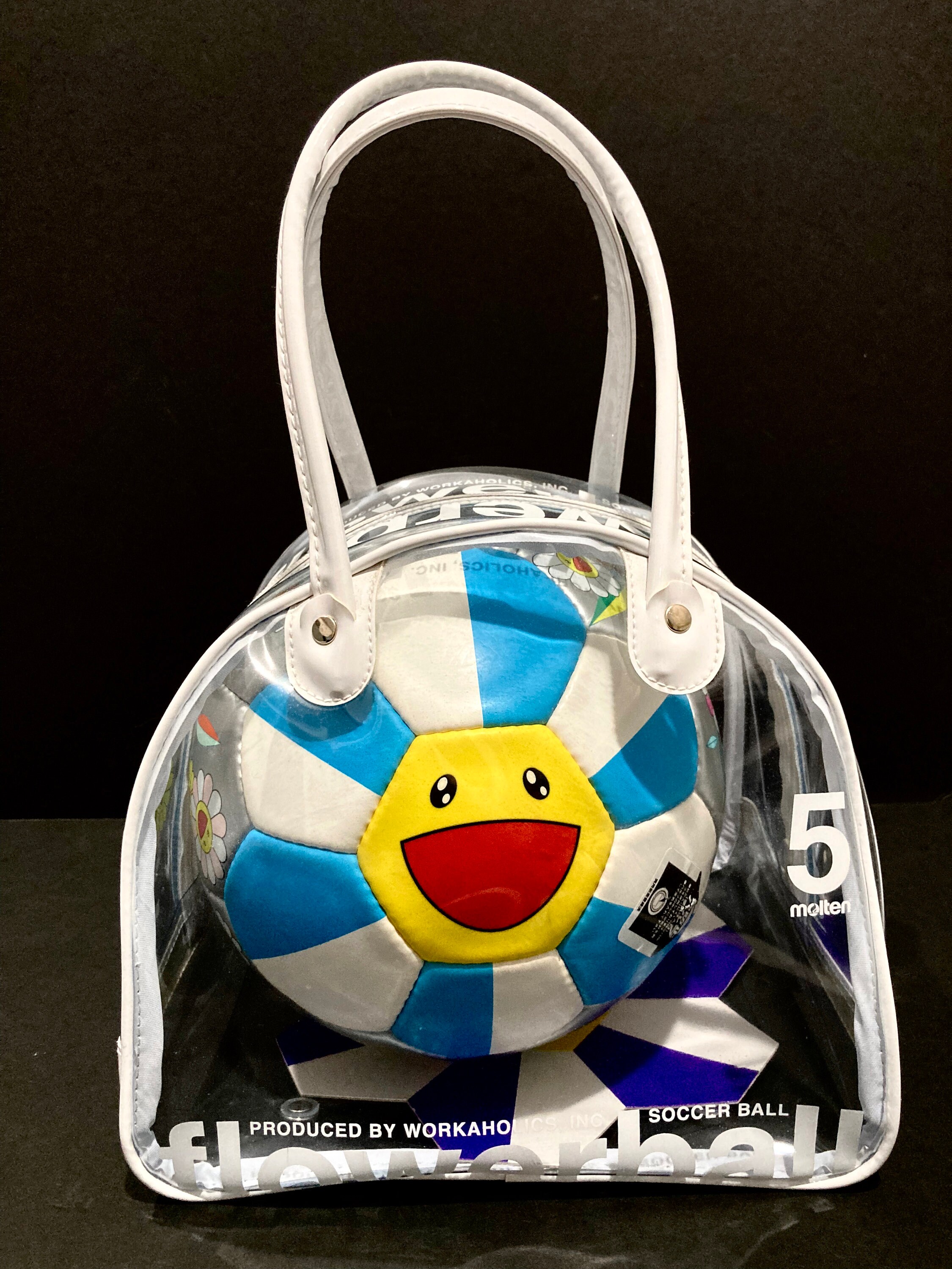 Vintage 2002 Takashi Murakami Flowerball Soccer Ball With Original