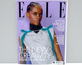 Elle UK Magazine - November / Letitia Wright Cover / Hannah Watson / Pop Art Fashion / London Art Scene / Look Book, Runway, Fall Winter