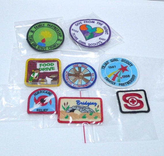 Girl Scouts Patches Community Service / Your Choice Food | Etsy