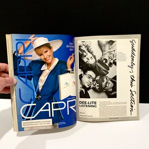 Details Magazine Vintage February 1989 - Cyndi Lauper Interview, REM ...