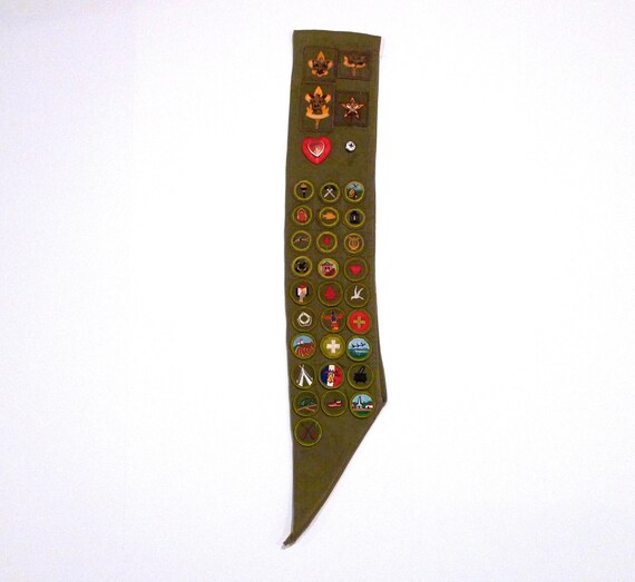 Boy Scouts of America Sash 1950s 1960s Vintage In… - image 8