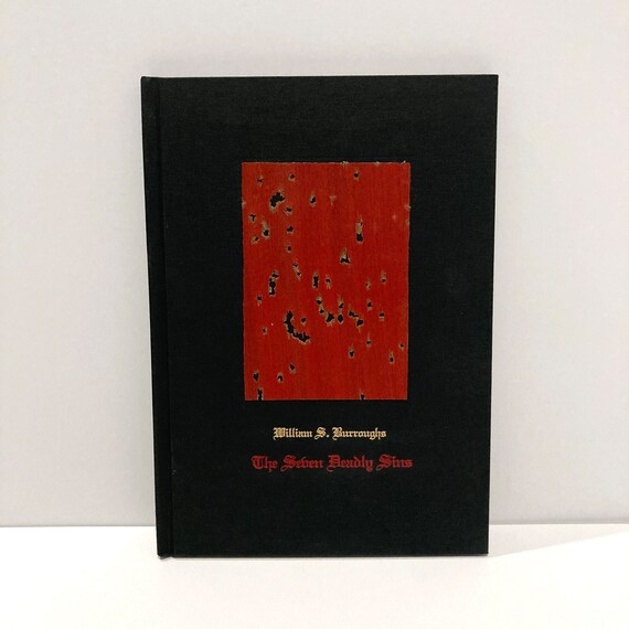 William S. Burroughs - Seven Deadly Sins Book With Shotgun Art