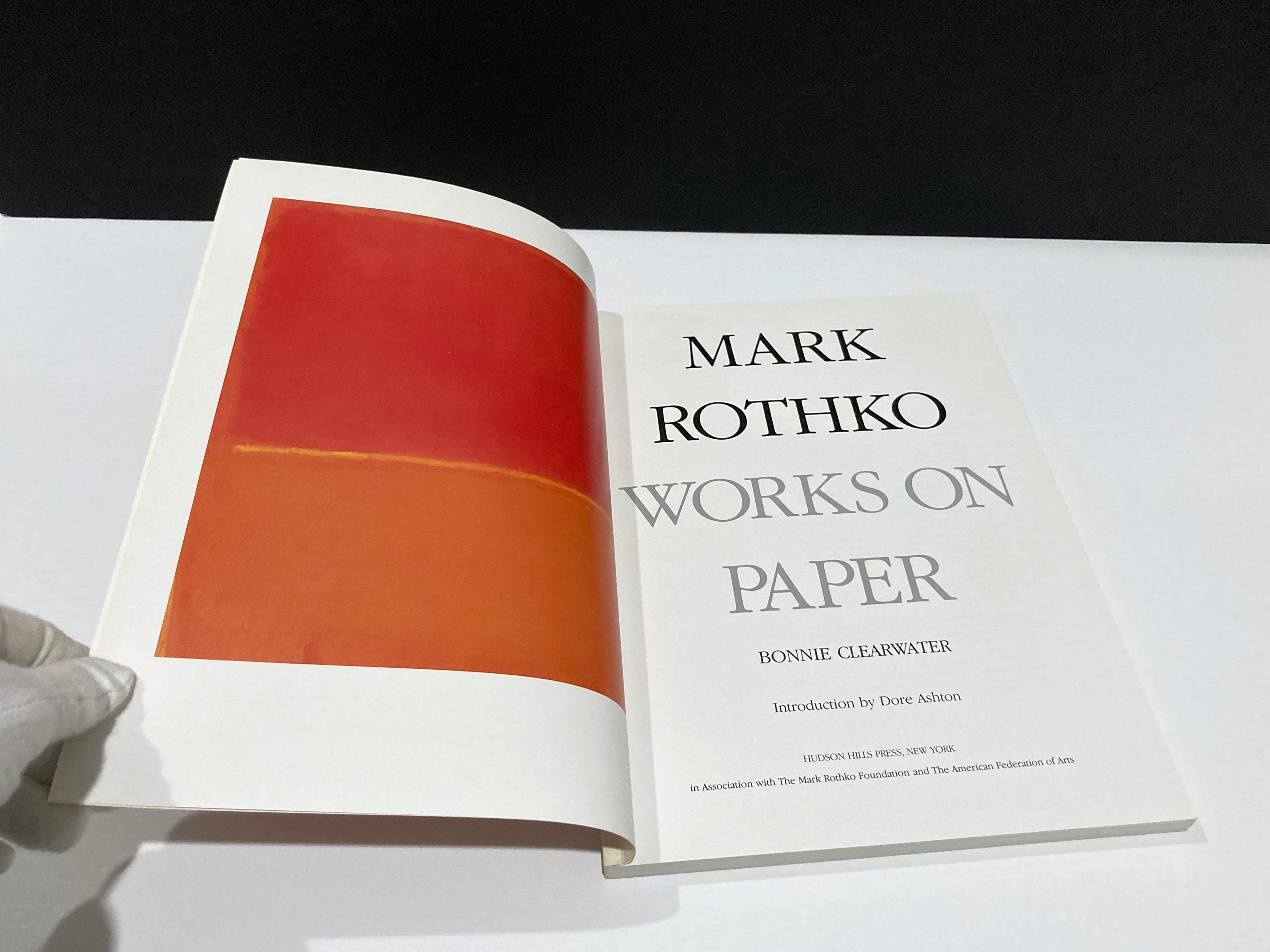 #034;MARK ROTHKO WORKS ON PAPER" RARE 1984 1ST EDTN LITHOGRAPH PRINT  EXHBTN ART BOOK