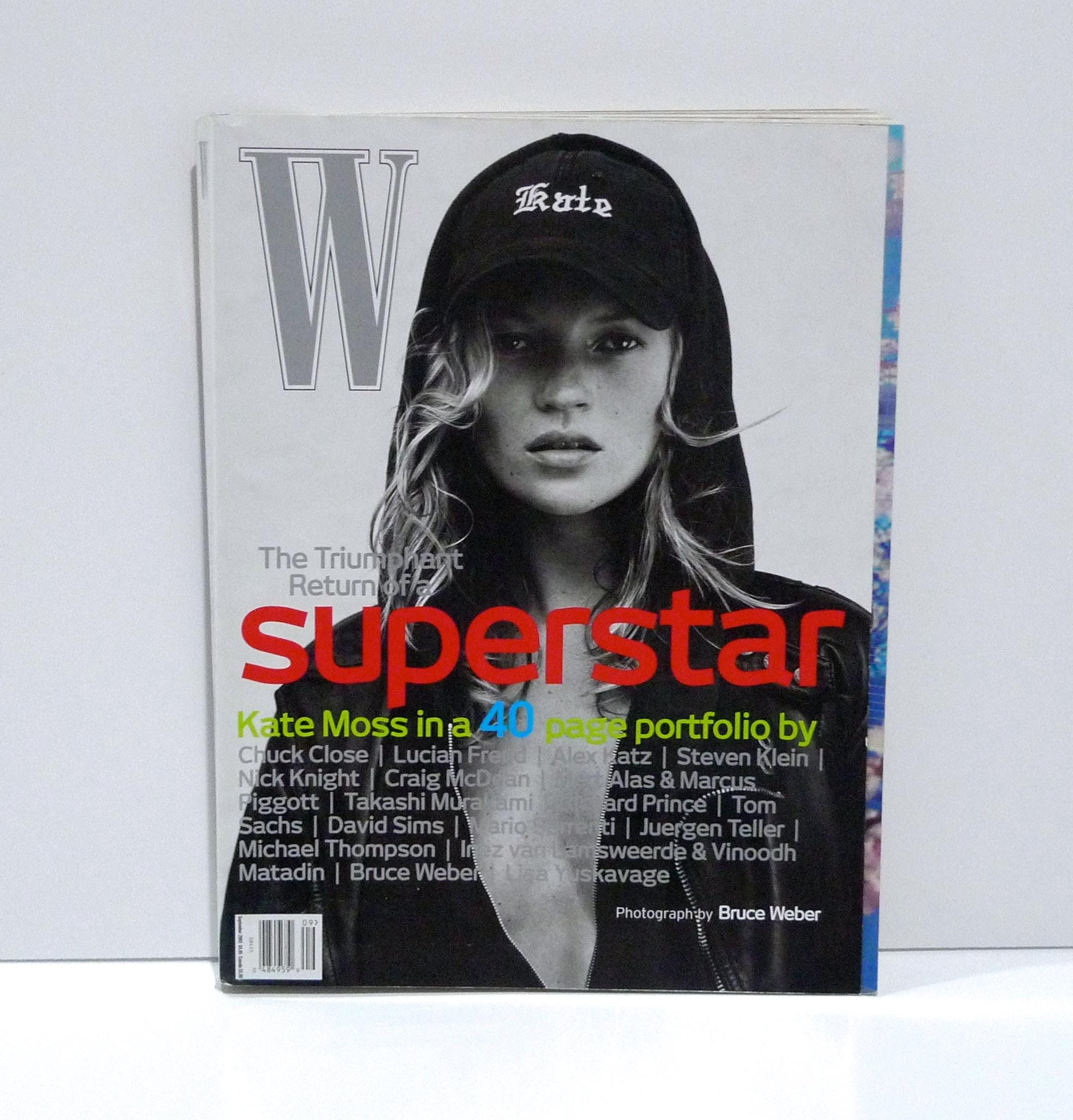 W Magazine September 2003 - Kate Moss Cover Vintage Haute Couture