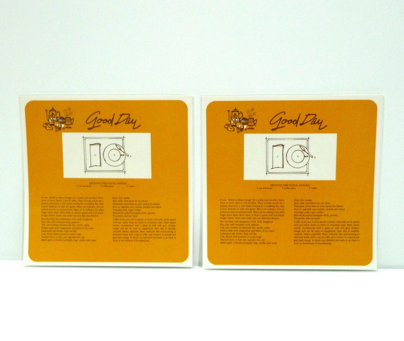 Fruit Placemats Good Day / Good Morning / Good Afternoon Etsy