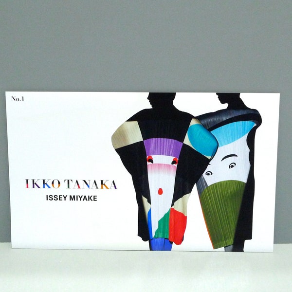 Issey Miyake Brochure - Ikko Tanaka Tokyo Japan Shop / Fold Out Advertisement Vol 1 / Clothing Kimono Purse Bag