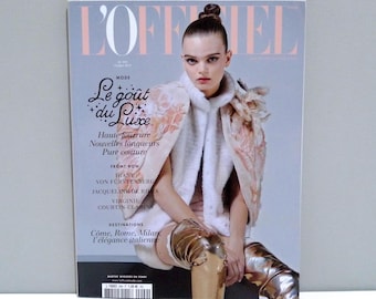 L'Officiel Magazine Paris - Marthe Wiggers Cover / Diane Von Furstenberg / The Collections - Haute Couture / French France Runway Look Book