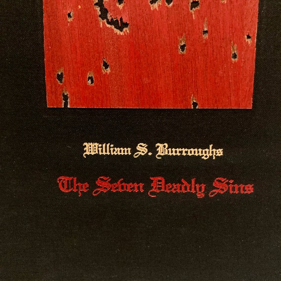William S. Burroughs - Seven Deadly Sins Book With Shotgun Art