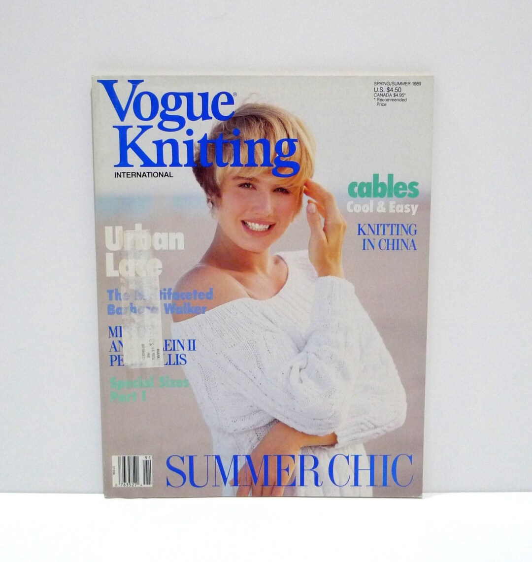 Vogue Knitting International Magazine Spring Summer 1989 / Etsy