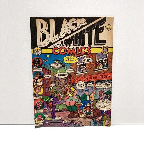 R. Crumb Black and White Comics Book - 2nd Printing Vintage