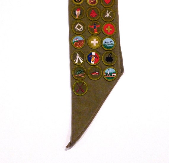 Boy Scouts of America Sash 1950s 1960s Vintage In… - image 6