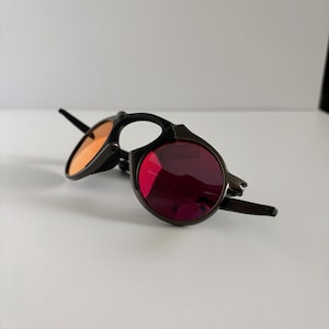Vintage Oakley Madman X Metal Sunglasses Ruby Red Polarized Lenses Temple Length 151 mm image 5