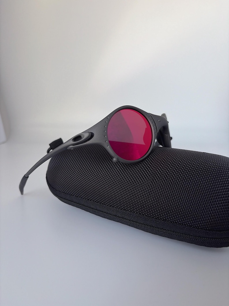 Vintage Oakley X-Metal Mars Polarized Sunglasses Red Lens Outdoor image 3