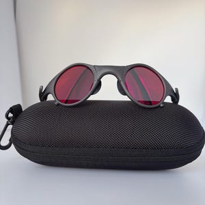 Vintage Oakley X-Metal Mars Polarized Sunglasses Red Lens Outdoor image 2