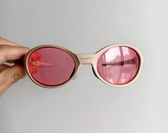 Retro Oakley piet eye jacket redux sunglasses beige frames pink lens （137mm）