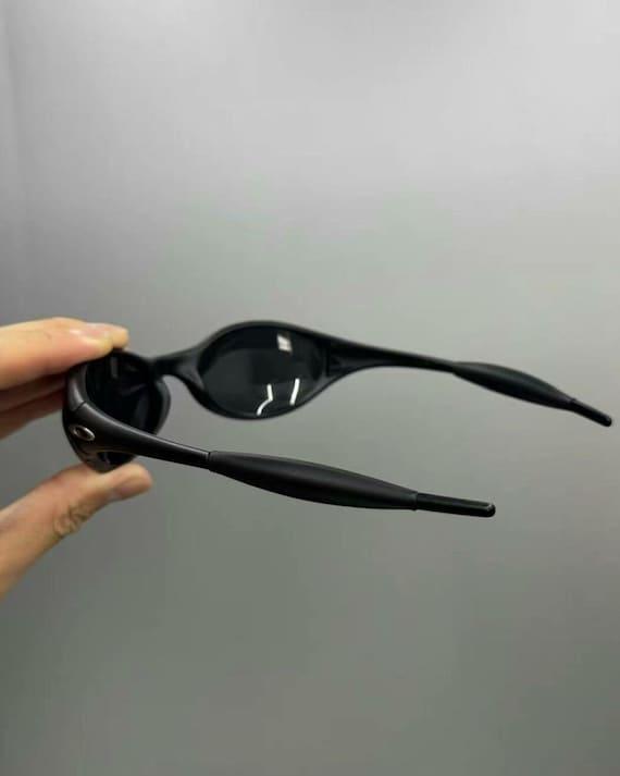 Retro Oakley Eye Jacket 1.0 Gen2 Polarized Sunglasses Black Frame