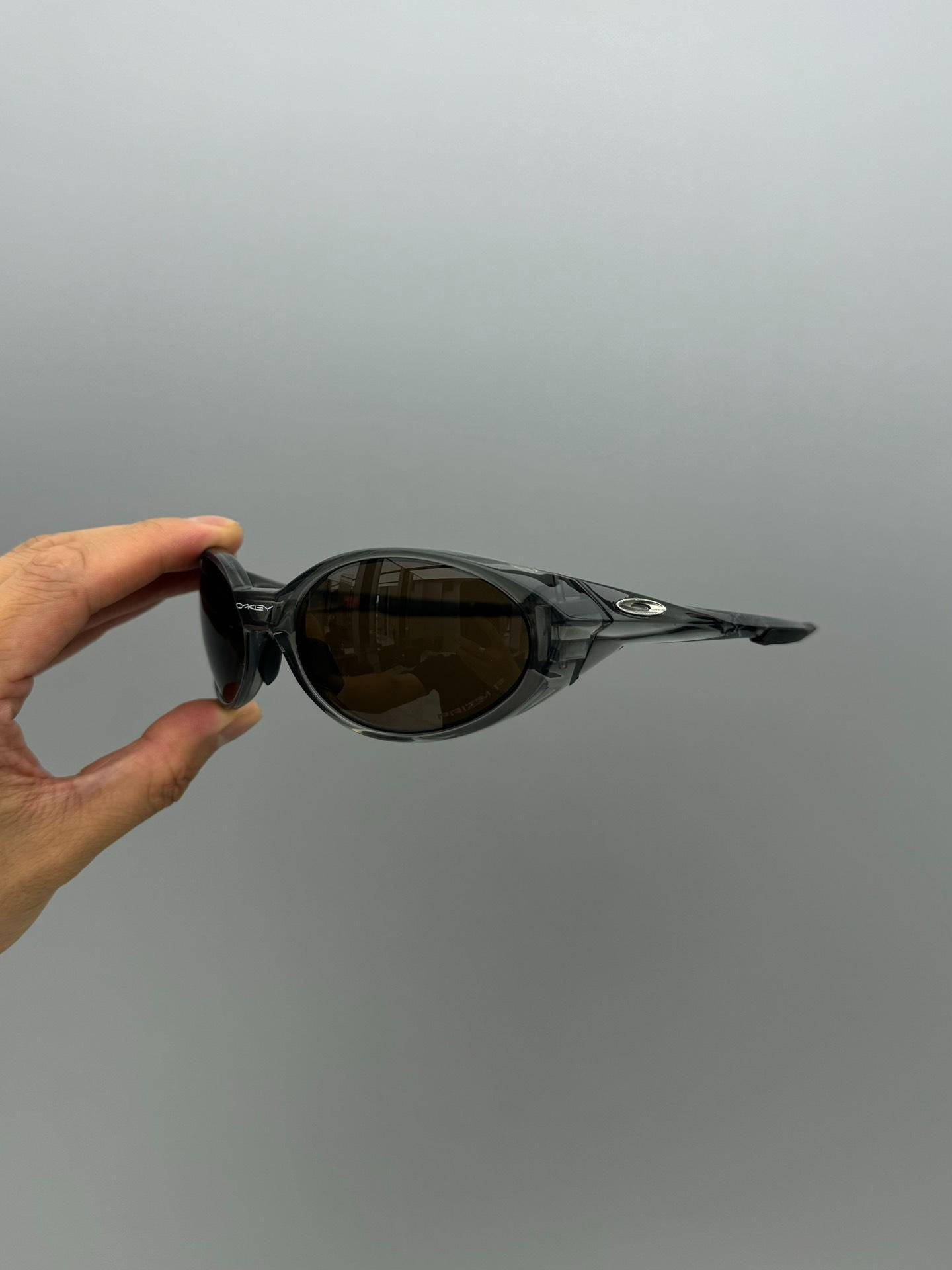 Retro Oakley Eye Jacket Redux Sunglasses Grey Frame Brown Lens - Etsy
