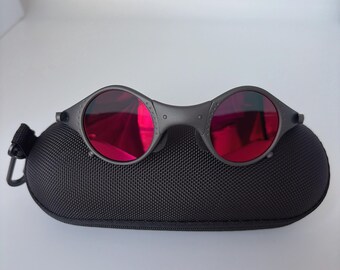 Vintage Oakley X-Metal Mars Polarized Sunglasses Red Lens Outdoor