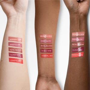 Set de brillo labial y colorete líquido Sonela Dewy, paquete de maquillaje Radiant Glow imagen 16
