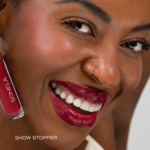 Set de brillo labial y colorete líquido Sonela Dewy, paquete de maquillaje Radiant Glow imagen 3