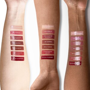 Set de brillo labial y colorete líquido Sonela Dewy, paquete de maquillaje Radiant Glow imagen 15