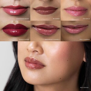 Set de brillo labial y colorete líquido Sonela Dewy, paquete de maquillaje Radiant Glow imagen 14