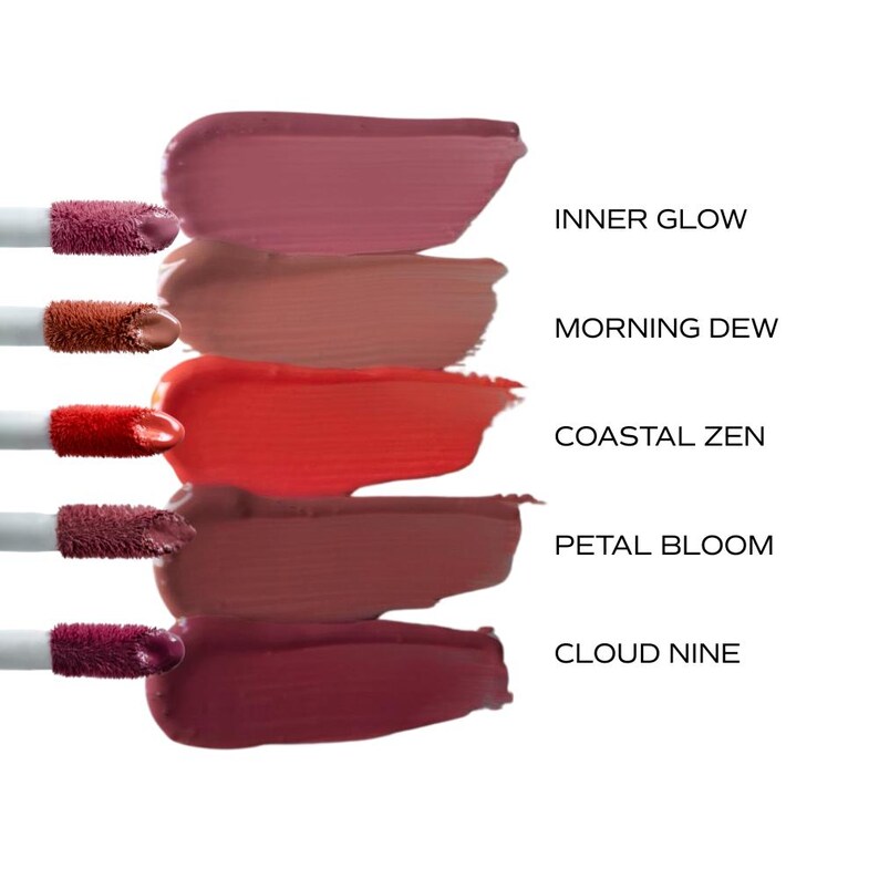 Set de brillo labial y colorete líquido Sonela Dewy, paquete de maquillaje Radiant Glow imagen 18