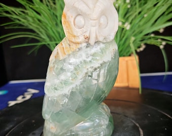 4.62LB  Hand carved top-notch natural crystal therapeutic artwork （2.1kg）