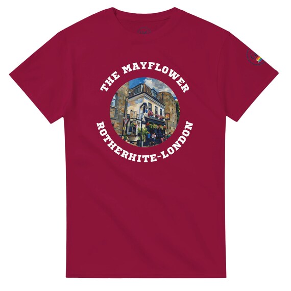The Mayflower Pub Rotherhithe London T-Shirt | Heavyweight Cotton Casual Tee