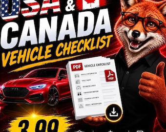 Instant USA and CANADA Vehicle Checklist | VIN Check
