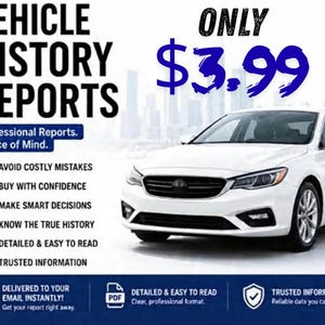 VIN Report PDF | Vehicle History Lookup | Instant Delivery, Recall Check 24/7
