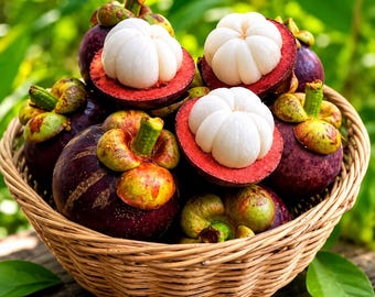 Mangosteen Tree (Garcinia mangostana) – Tropical Live Fruit Tree 10–24 in