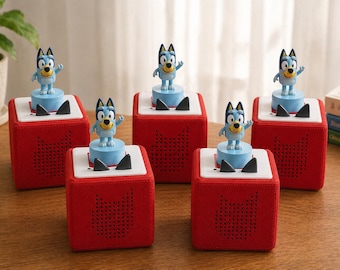 Bluey & Bingo Tonie Figurine for Kids – Preloaded with 10 Episodes for Toniebox