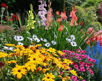 Pollinator Party Garden Collection – 100 Mixed Flower Bulbs – Attracts Bees & Butterflies