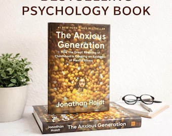 The Anxious Generation Paperback – Jonathan Haidt Psychology Book