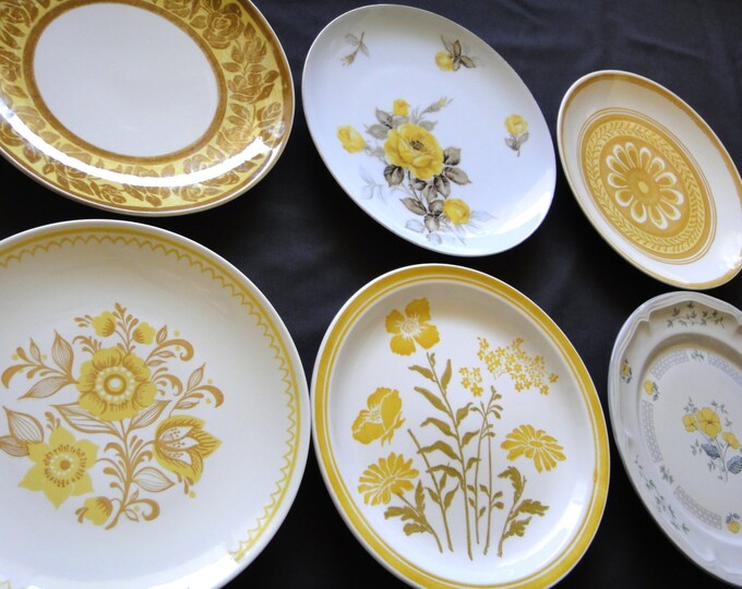 Mismatched Vintage Dinner Plates // Mix and Match Dinner Etsy