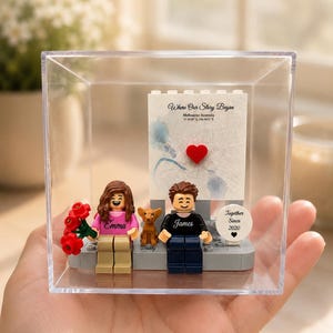 Bloque de recuerdos personalizado con mapa para parejas, regalo de aniversario.
