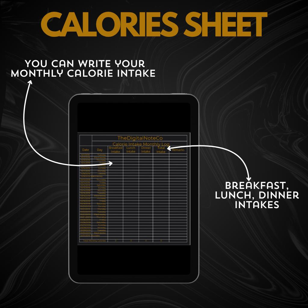 Fitness Workout Log | Nutrition Tracker | Calorie Calculator | Launch ...