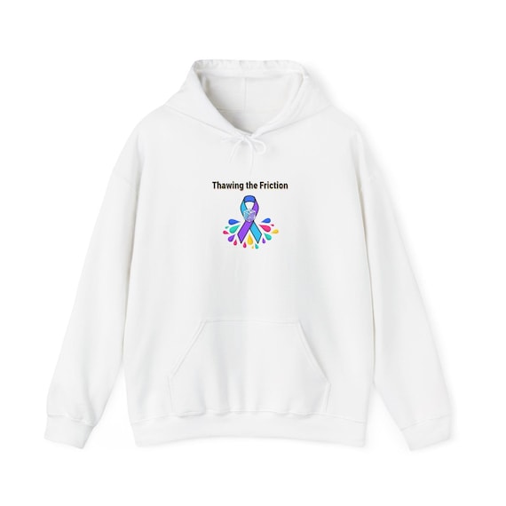 Thawing the Friction ribbon Hoodie/sweatshirt, chronic pain, rheumatoid arthritis Acceptance