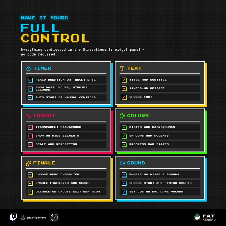 Example Countdown Esport Retro Arcade Game Twitch Countdown Timer – Stream Overlay Widget - Etsy