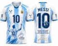 Messi 10 Football Shirt – Argentina Fan Apparel, Number 10 Jersey product logo