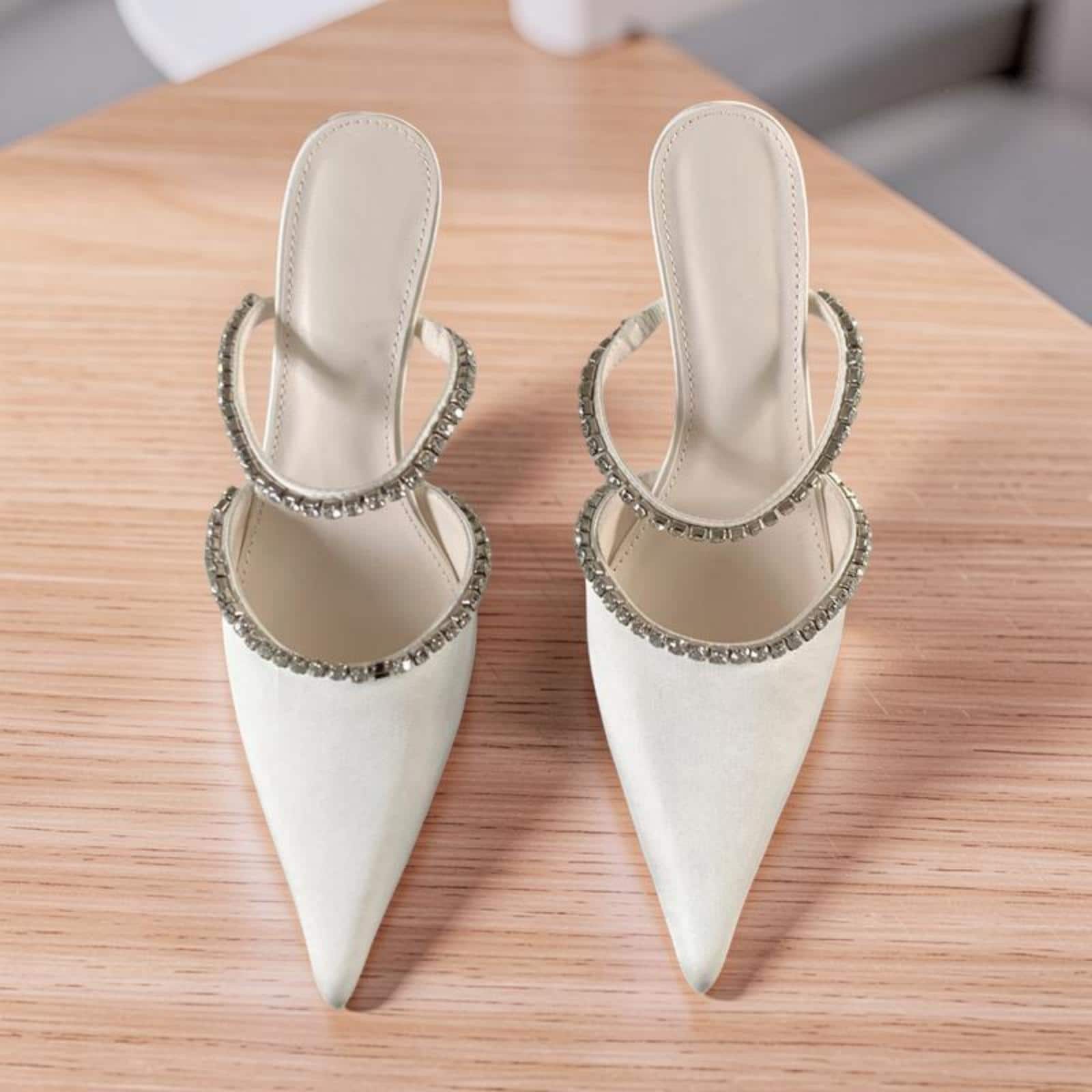 Rhinestone Mules - Etsy Canada