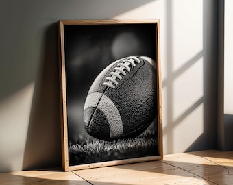 Sports Artwork | American Football Wall Art Sports Decor Man Cave Print